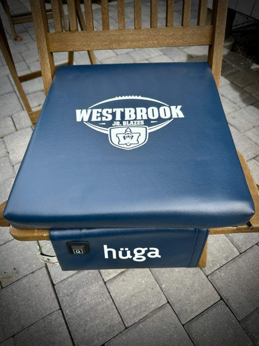 Westbrook Jr. Blazes Football Navy Vinyl / White Logo