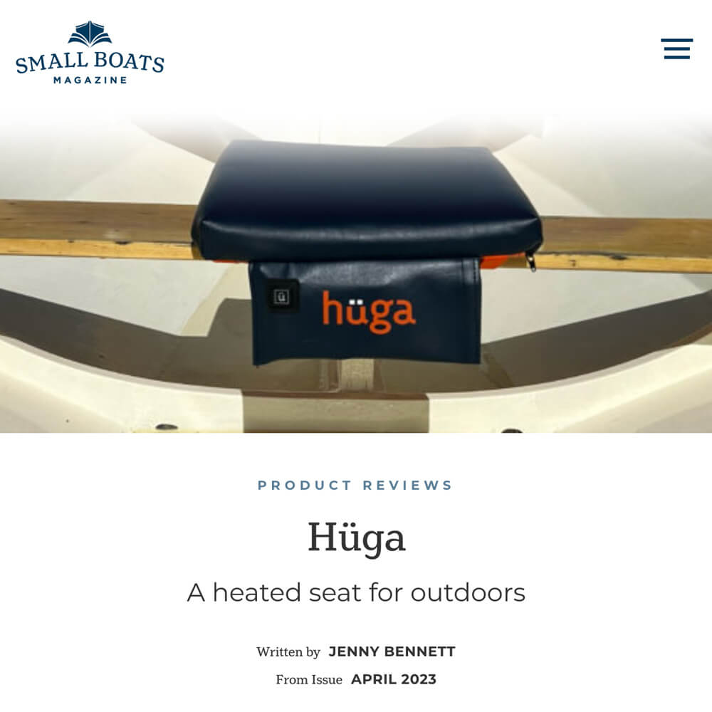 Hüga highlighted in Small Boats Monthly