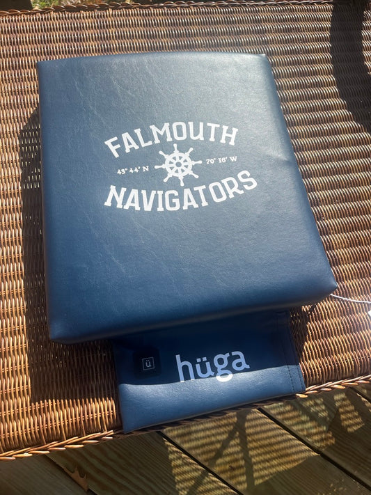 Falmouth Marine Navy Vinyl / White Logo