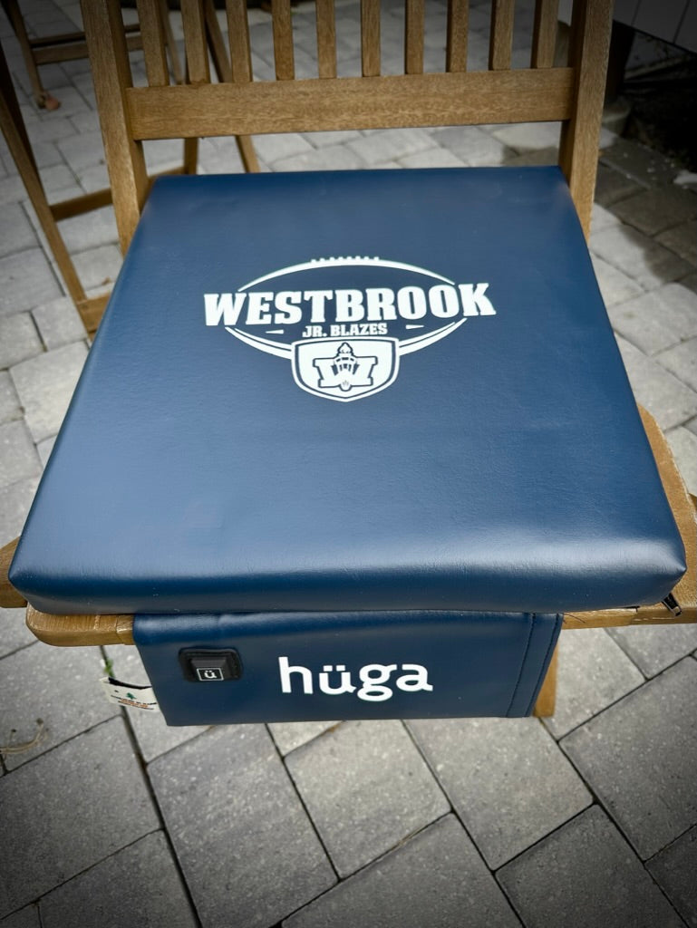 Westbrook Jr. Blazes Football Navy Vinyl / White Logo