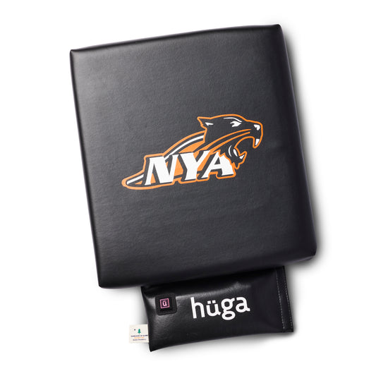 North Yarmouth Academy Black Vinyl / Orange & White Logo